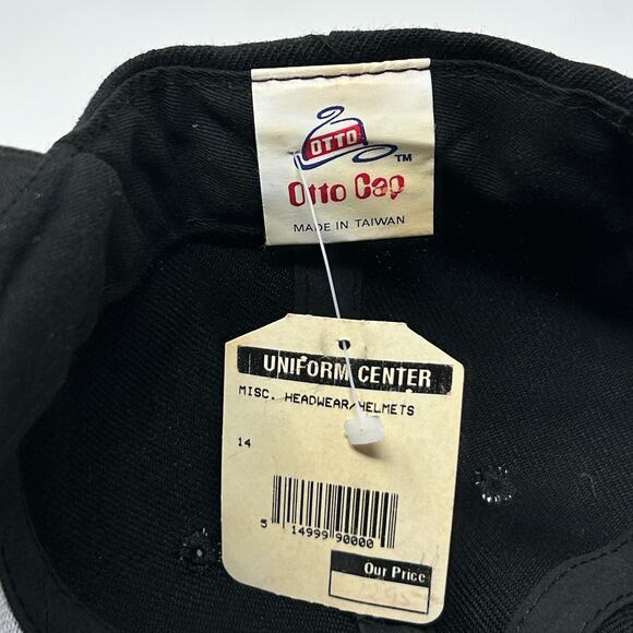 Vintage Whittier Police Hat Cap Black 90s California Policeman Officer Snapback - Picture 8 of 9